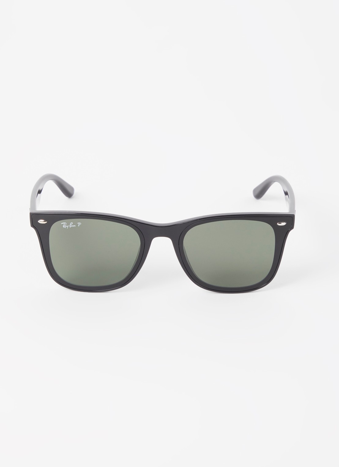 Ray-Ban Wayfarer zonnebril gepolariseerd RB4420 - detail zwart