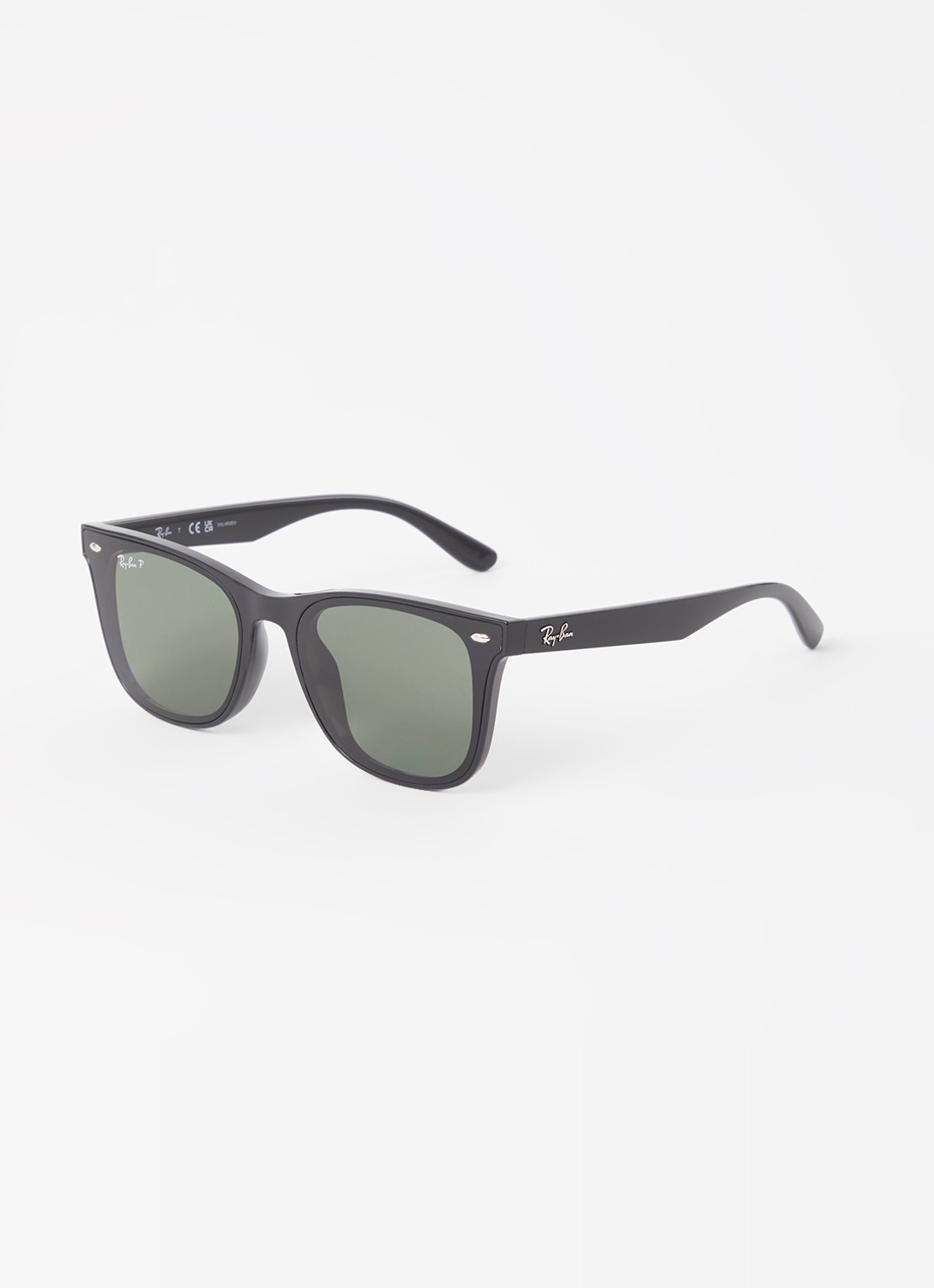 Ray-Ban Wayfarer zonnebril gepolariseerd RB4420 - voorkant 4 zwart