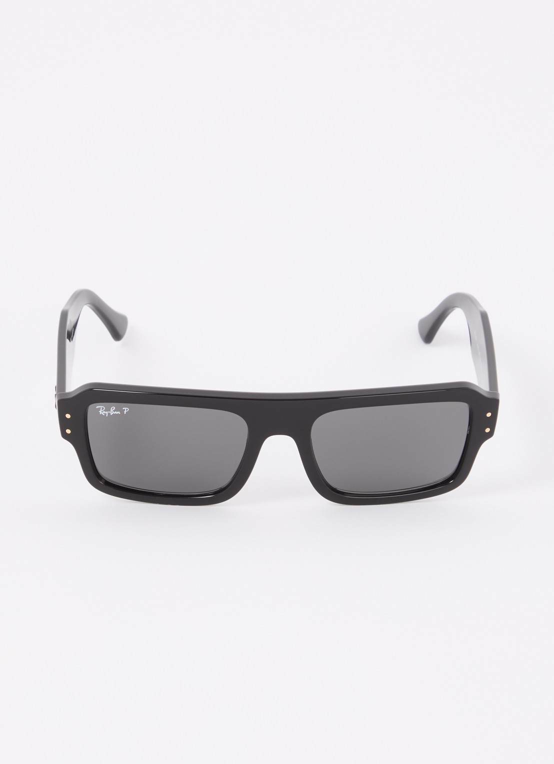 Ray-Ban Wayfarer zonnebril gepolariseerd RB4454  - detail zwart