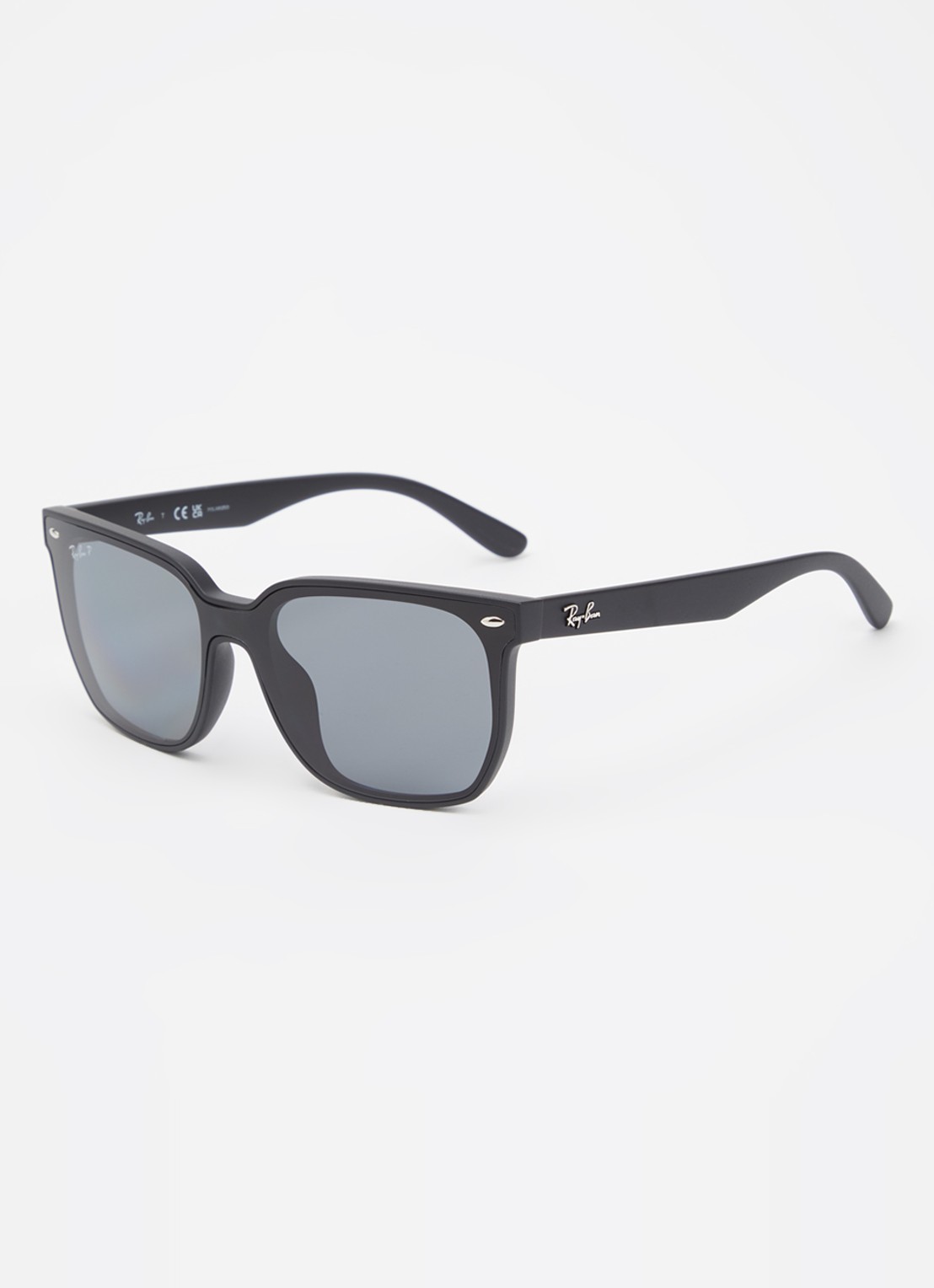 Ray-Ban Wayfarer zonnebril gepolariseerd RB4466 - voorkant 4 zwart