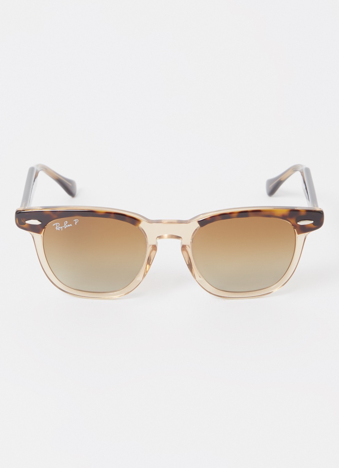 Ray-Ban Wayfarer zonnebril gepolariseerd RJ9098S - detail camel