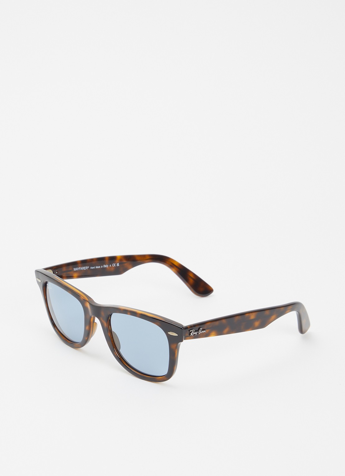 Ray-Ban Wayfarer zonnebril RB4340 - voorkant donkerbruin