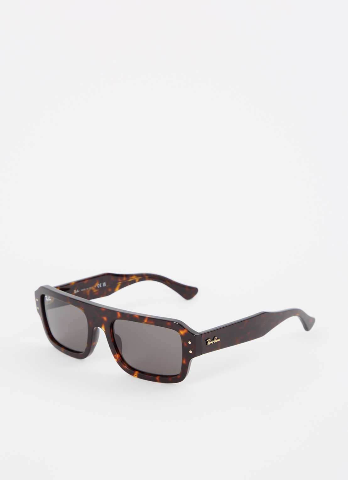 Ray-Ban Wayfarer zonnebril RB4454  - voorkant donkerbruin