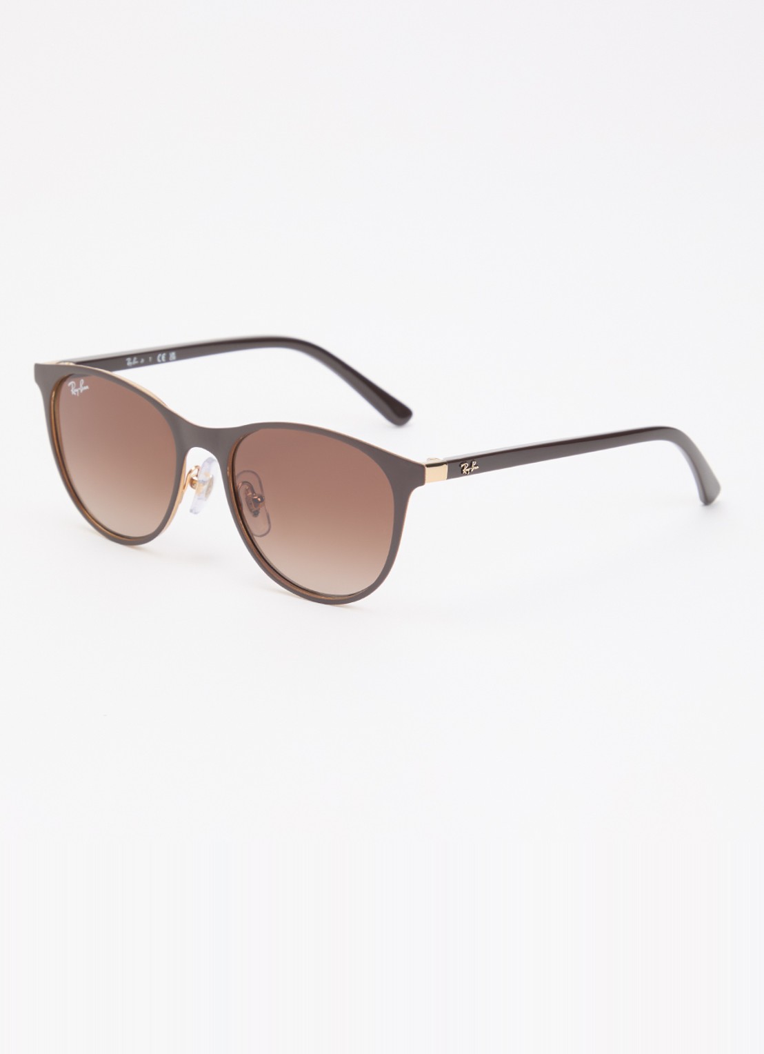 Ray-Ban Wayfarer zonnebril RB9552S - voorkant bruin