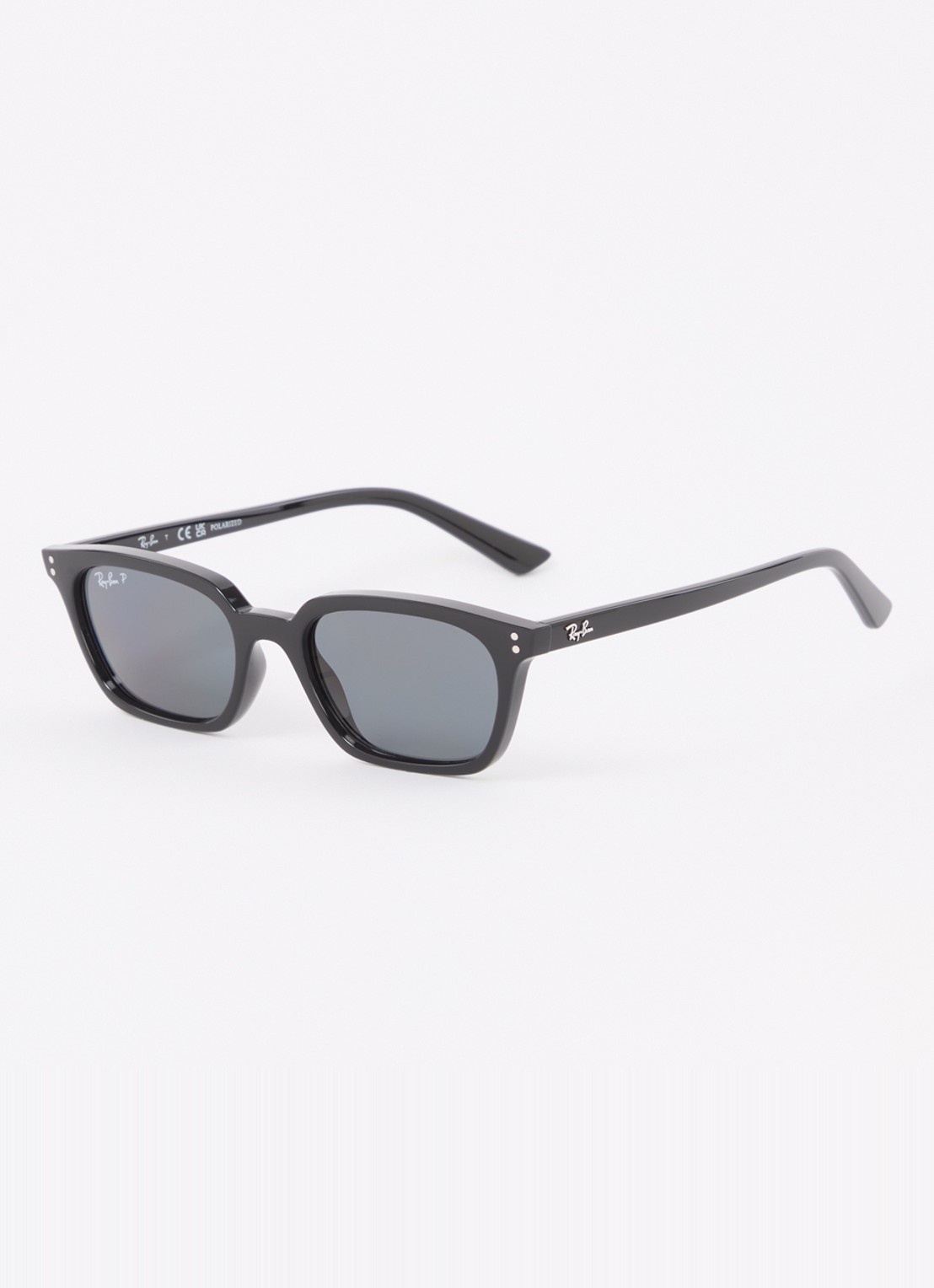 Ray-Ban Zaya zonnebril gepolariseerd RB4456  - voorkant 4 zwart