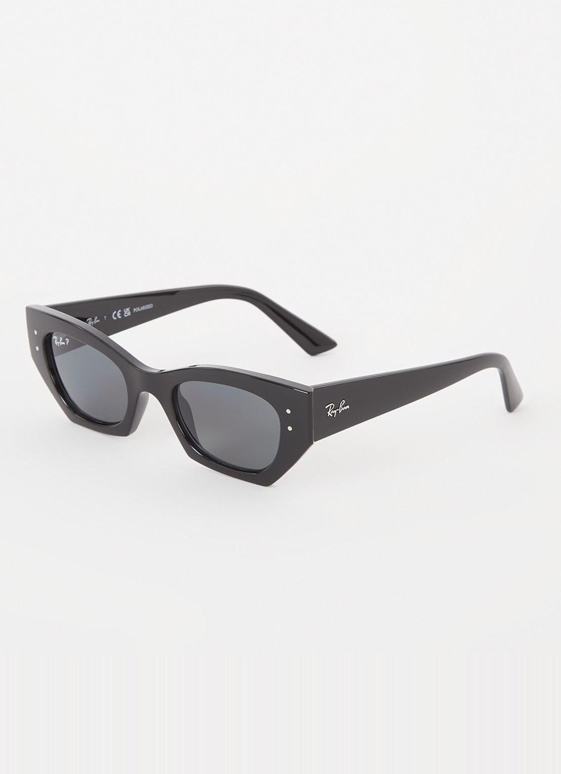Ray-Ban Zena zonnebril gepolariseerd RB4430 - voorkant zwart