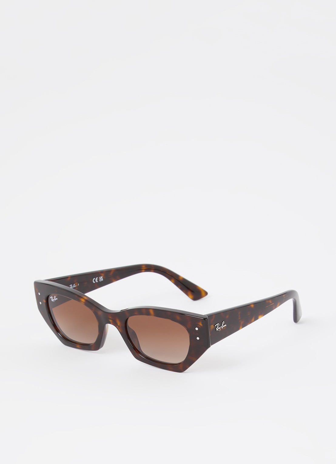 Ray-Ban Zena zonnebril RB4430 - voorkant 4 donkerbruin