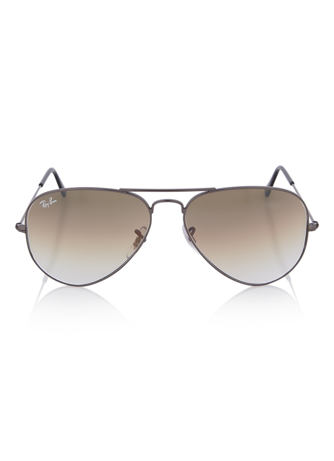 Ray-Ban Zonnebril Classic Aviator RB3025 - voorkant 2 donkergrijs