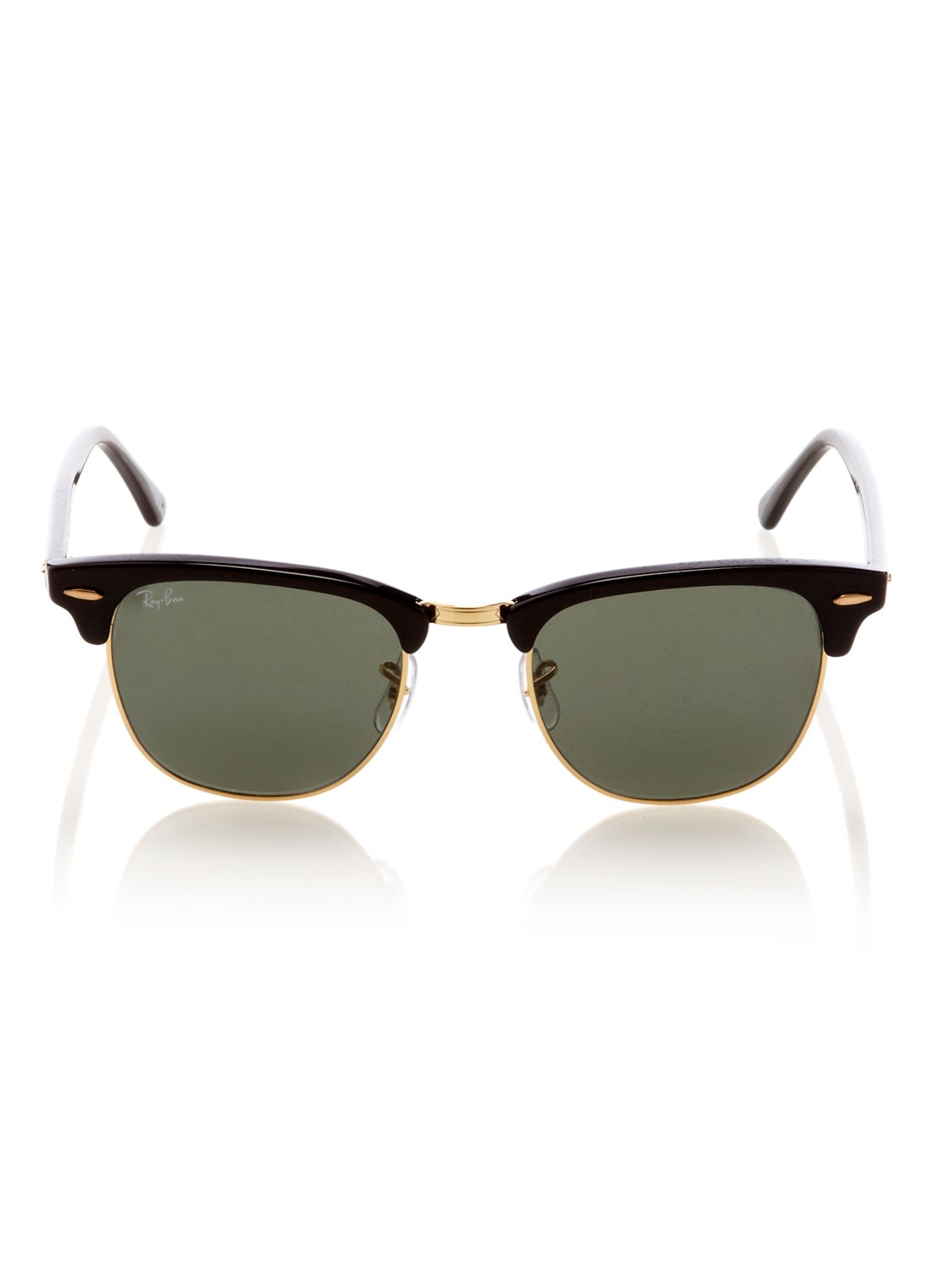 Ray-Ban Zonnebril Clubmaster RB3016 - detail 3 zwart
