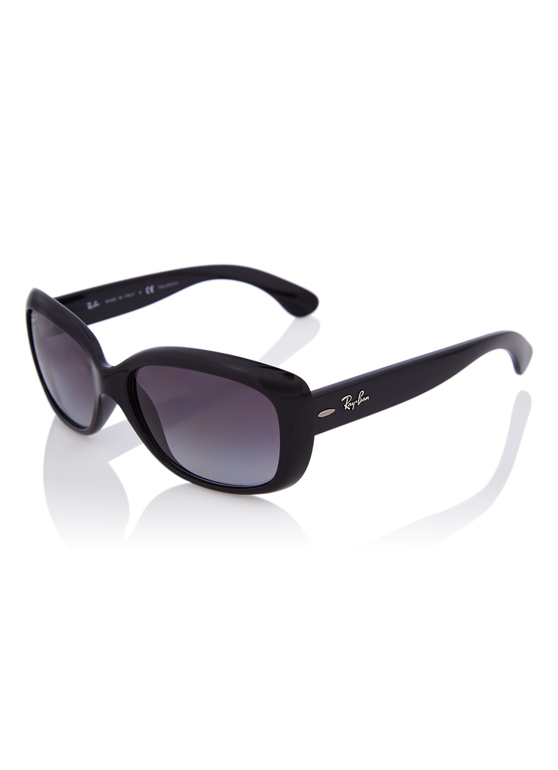 Ray-Ban Zonnebril gepolariseerd Jackie Ohh RB4101  - voorkant 3 zwart