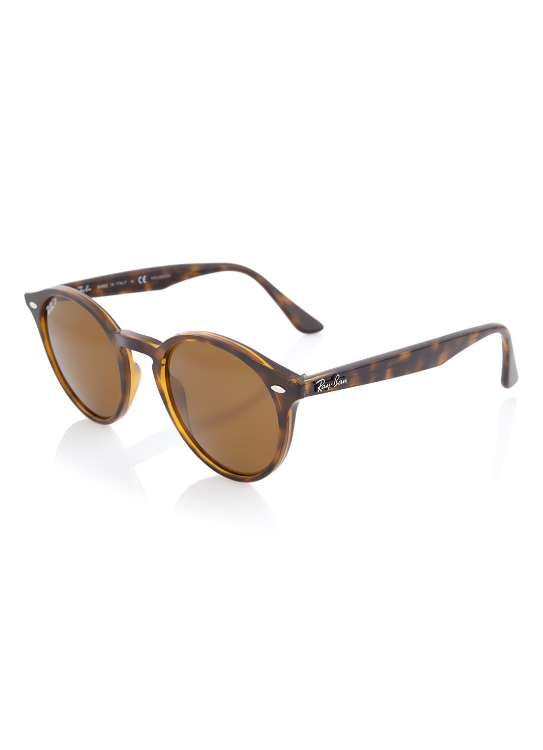 Ray-Ban Zonnebril gepolariseerd RB2180 - voorkant bruin