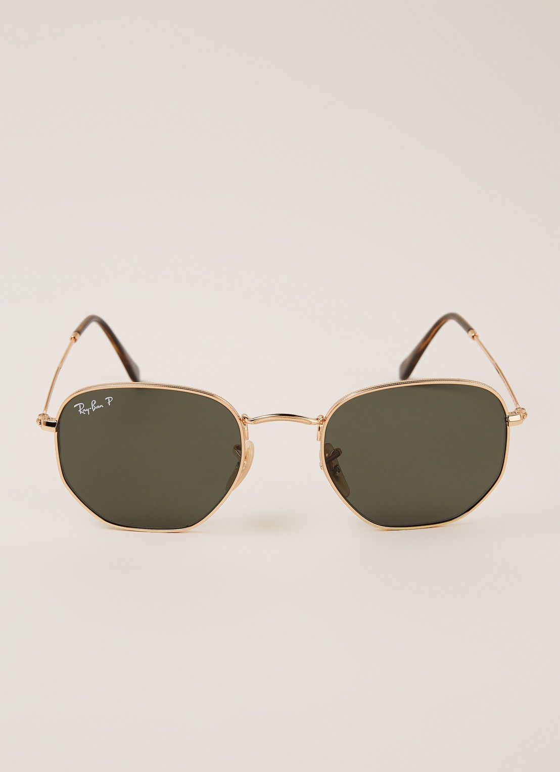 Ray-Ban Zonnebril gepolariseerd RB3548N - voorkant 5 goud
