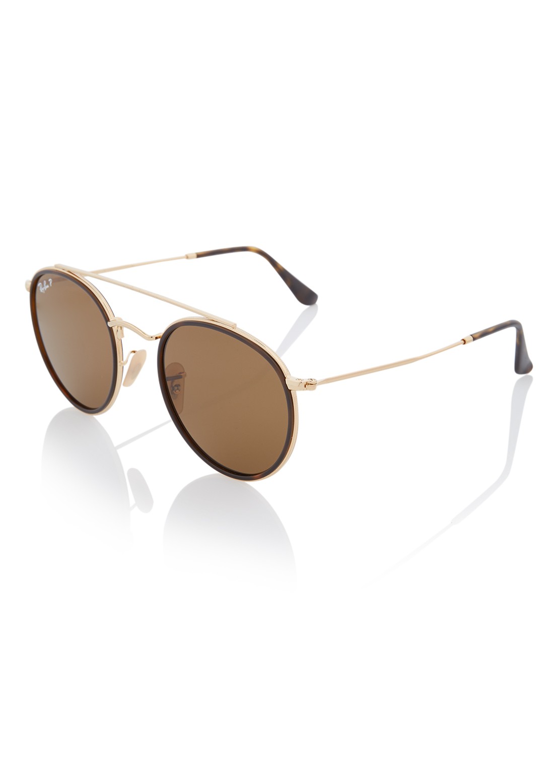 Ray-Ban Zonnebril gepolariseerd RB3647N  - voorkant 3 goud