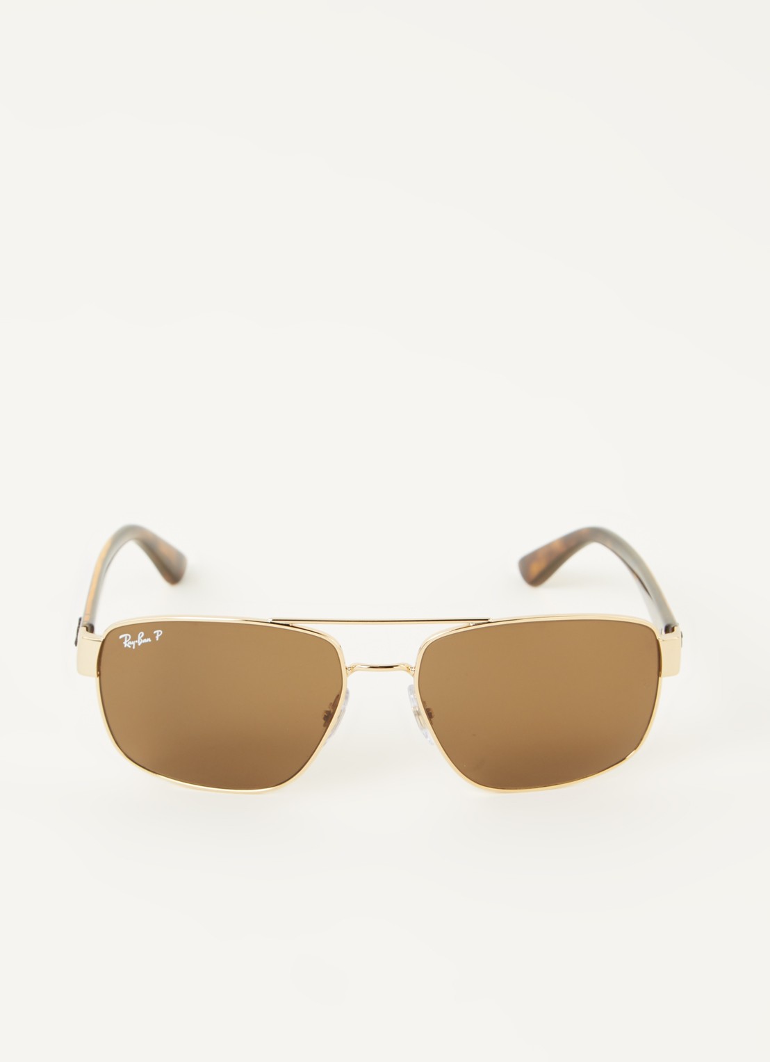 Ray-Ban Zonnebril gepolariseerd RB3663 - voorkant 2 donkerbruin