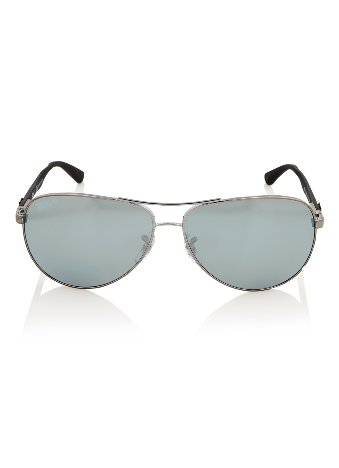Ray-Ban Zonnebril gepolariseerd RB8313 61 - voorkant 4 zilver