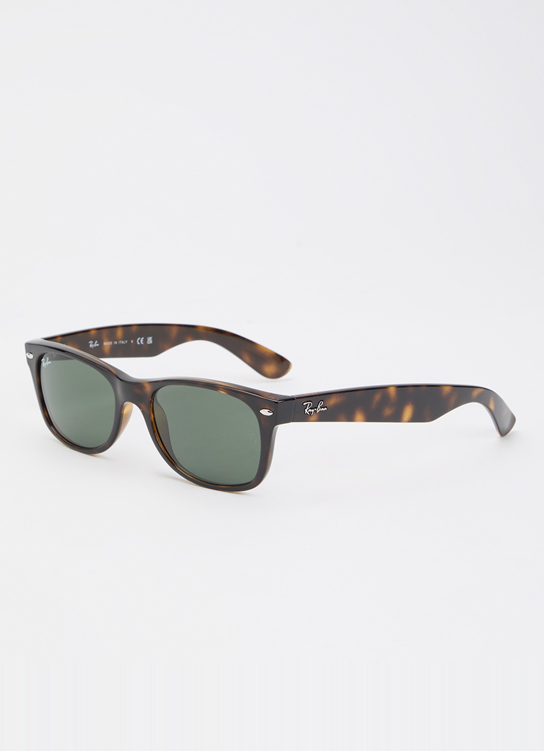 Ray-Ban Zonnebril New Wayfarer RB2132 - voorkant 4 donkerbruin