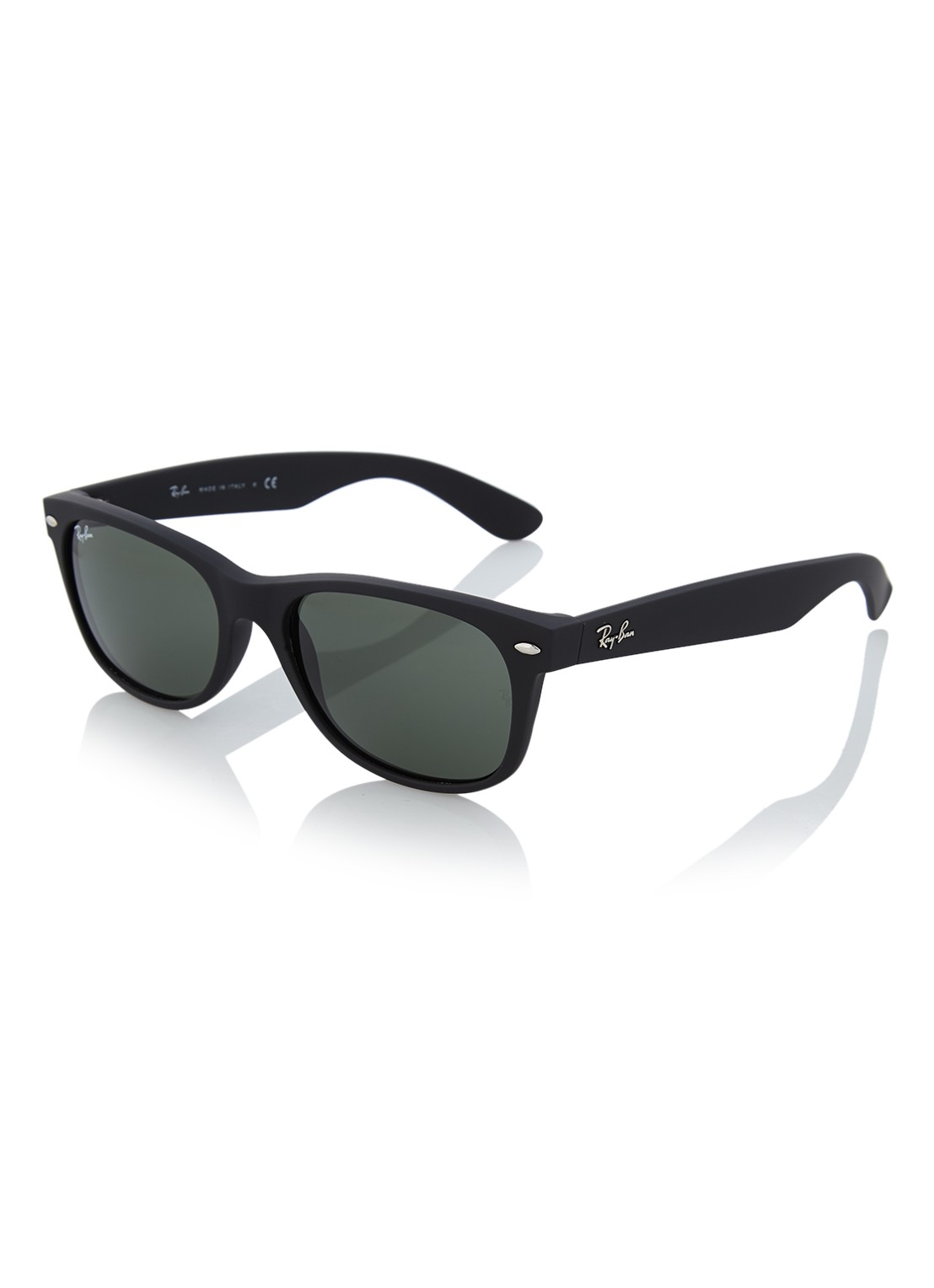 Ray-Ban Zonnebril New Wayfarer RB2132 - voorkant zwart