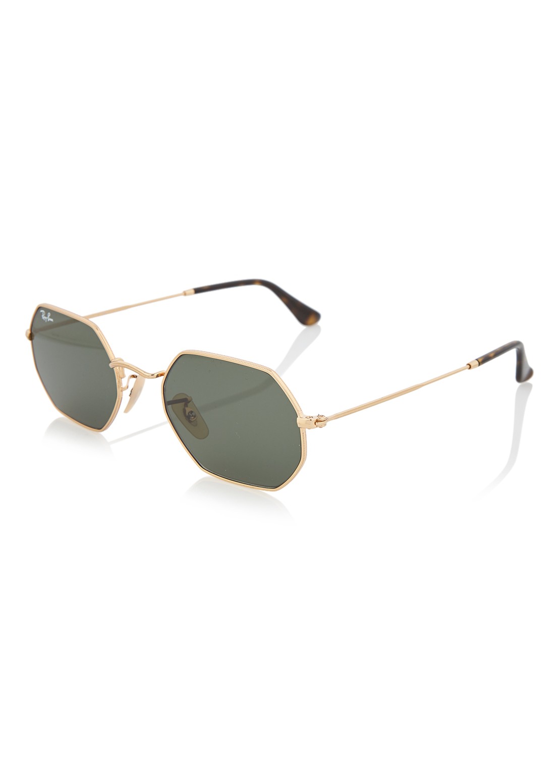 Ray-Ban Zonnebril Octagonal RB3556N - voorkant goud