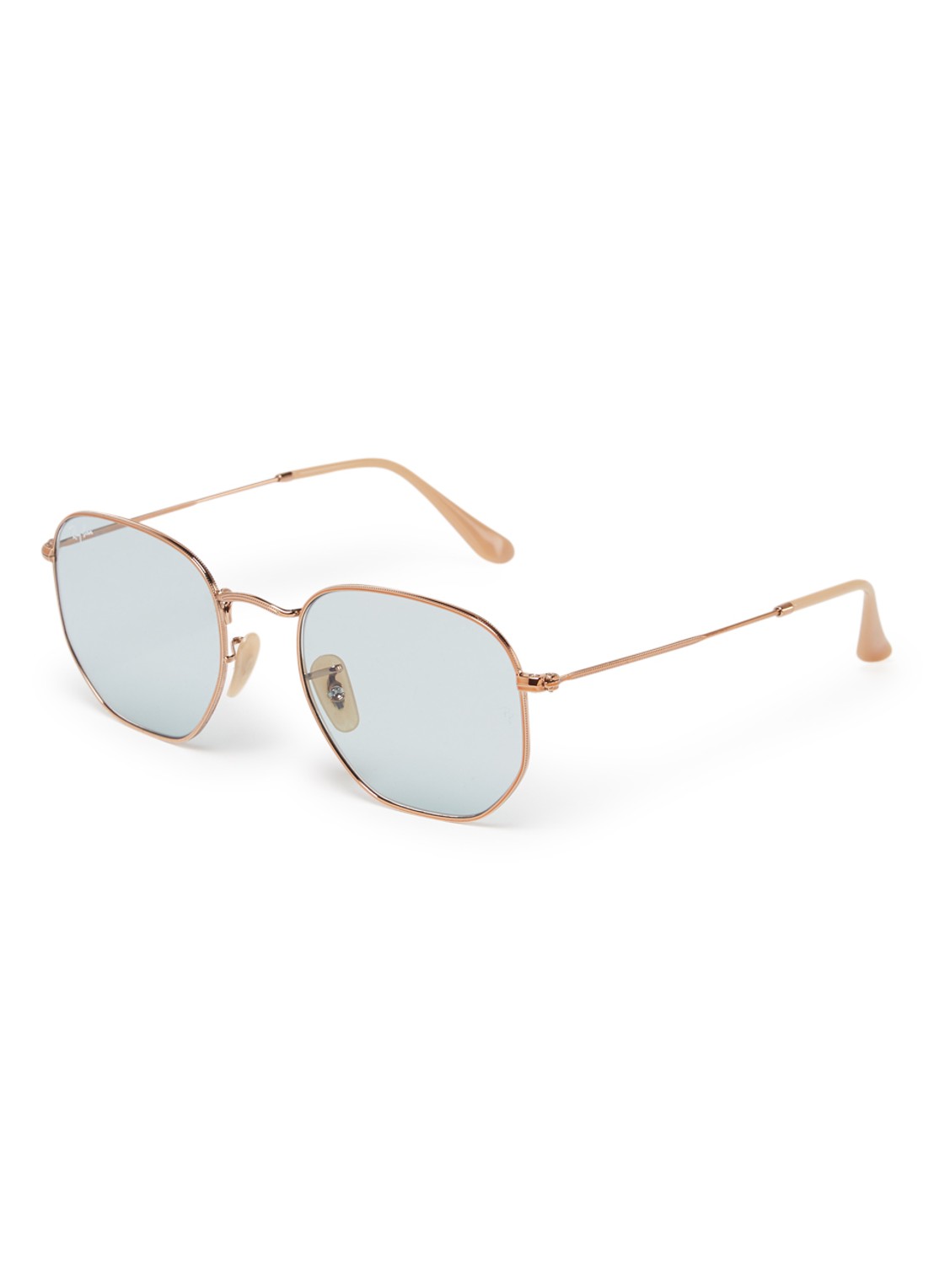 Ray-Ban Zonnebril RB3548N - voorkant roségoud