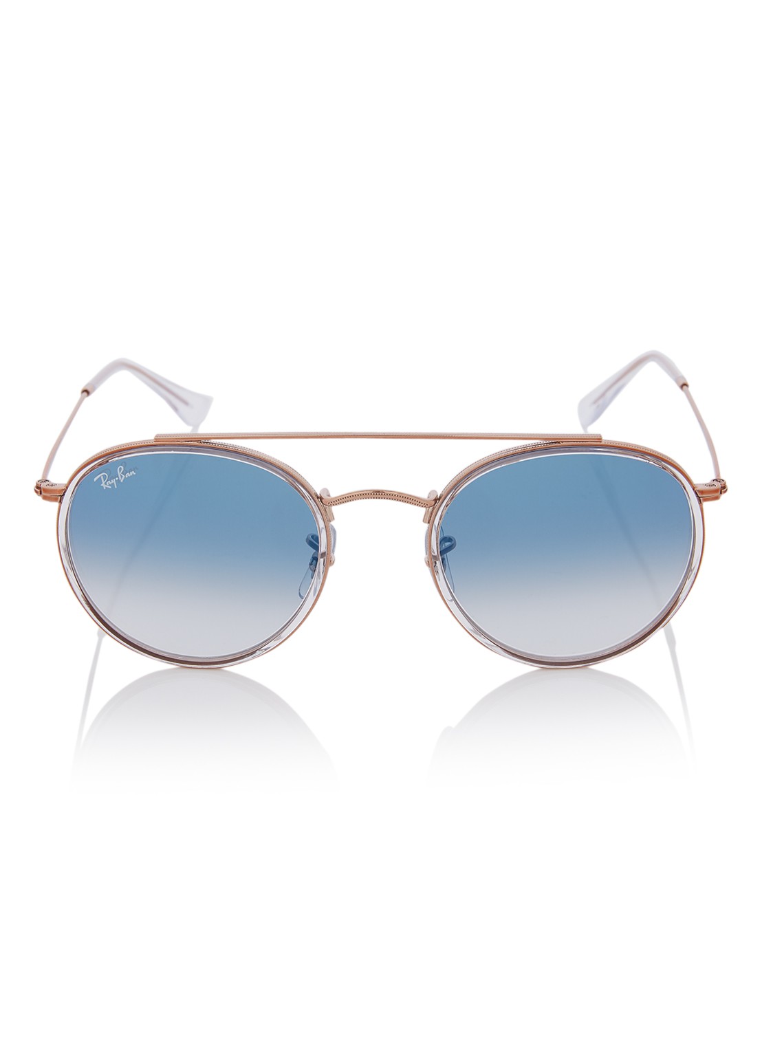 Ray-Ban Zonnebril RB3647N - voorkant 4 roségoud