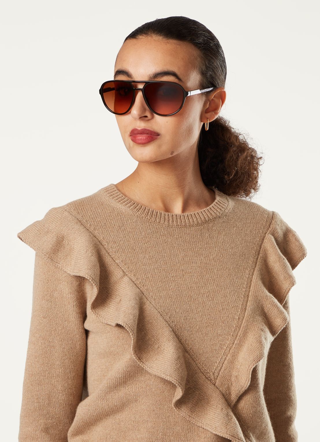 Ray-Ban Zonnebril RB4125 - voorkant 2 bruin
