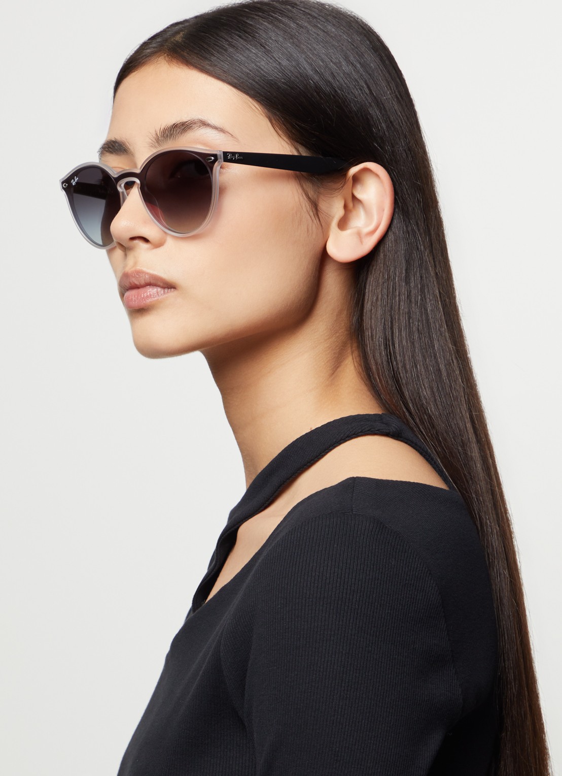 Ray-Ban Zonnebril RB4380N - voorkant 2 grijs