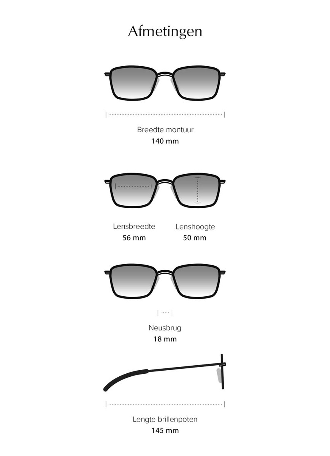 Ray-Ban Zonnebril RB4387 - detail 2 zwart
