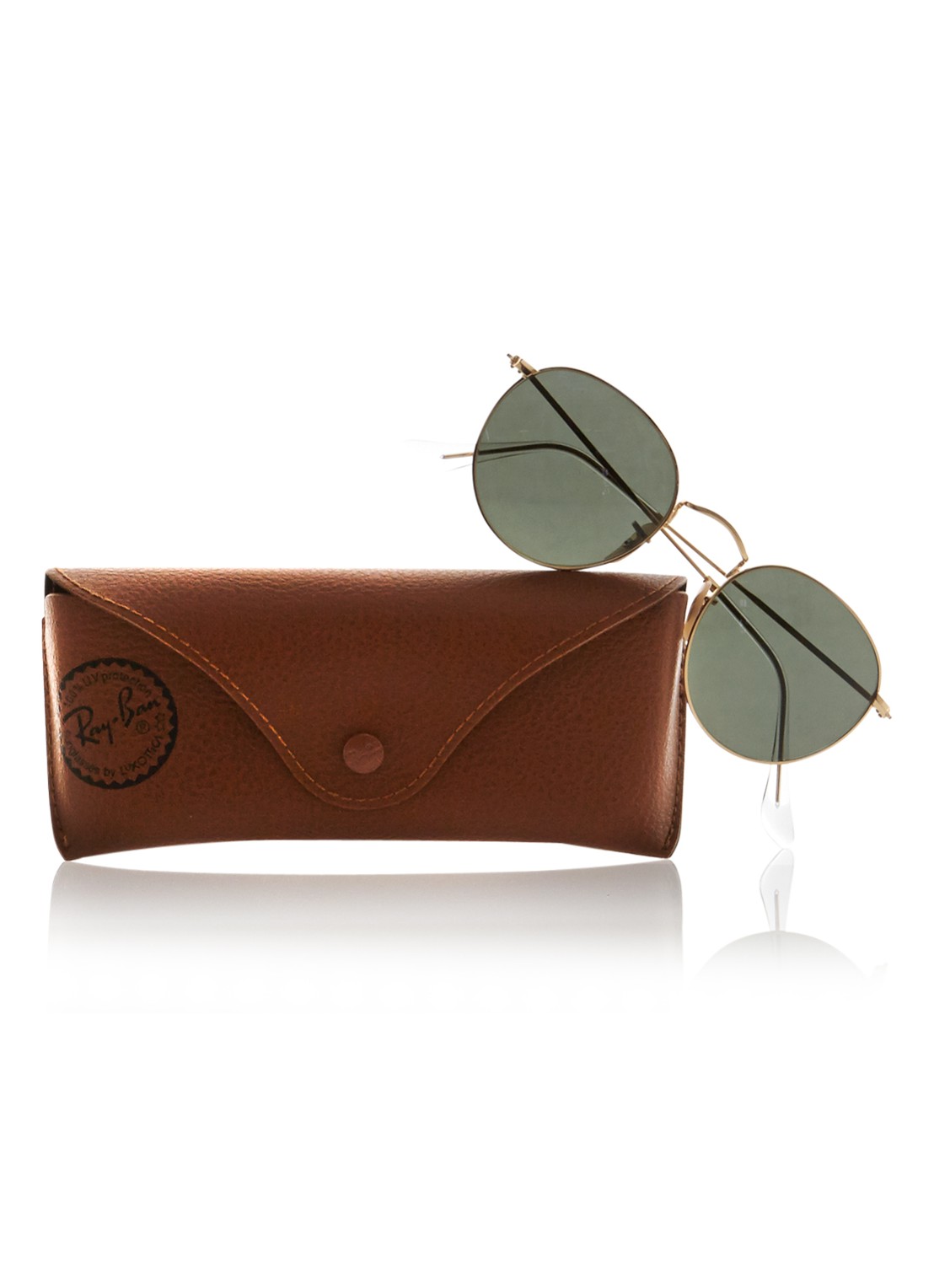 Ray-Ban Zonnebril Round Metal ORB3447 - detail 2 goud