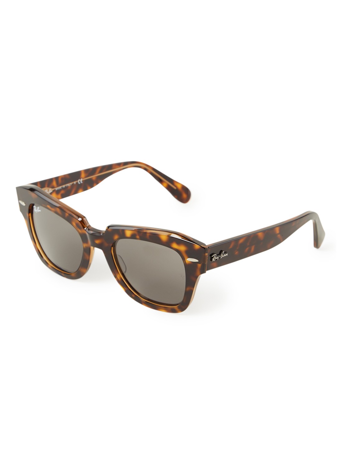 Ray-Ban Zonnebril State Free RB2186 - voorkant 3 donkerbruin