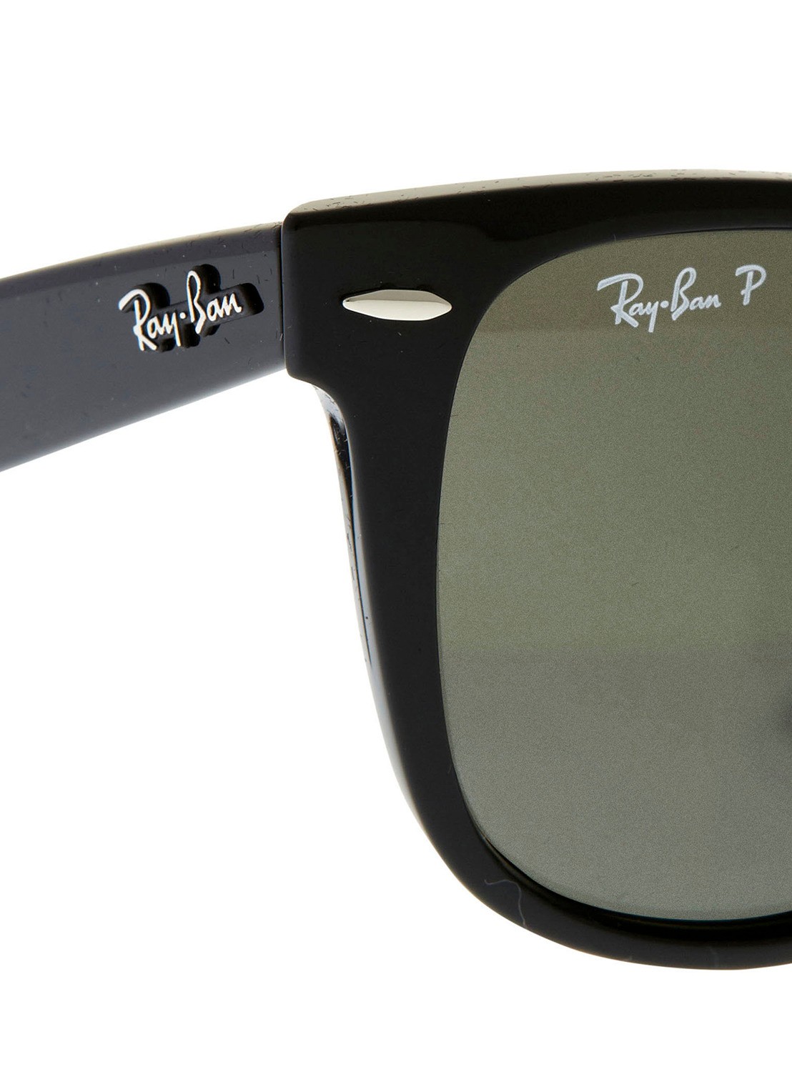 Ray-Ban Zonnebril Wayfarer gepolariseerd RB2140 - detail 2 zwart