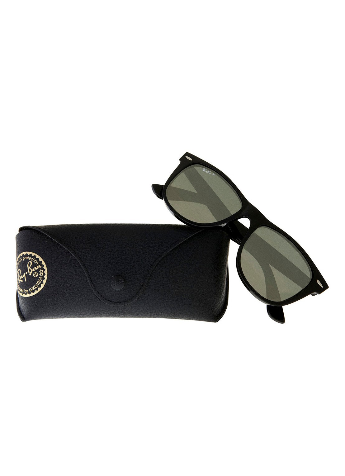 Ray-Ban Zonnebril Wayfarer gepolariseerd RB2140 - detail 3 zwart