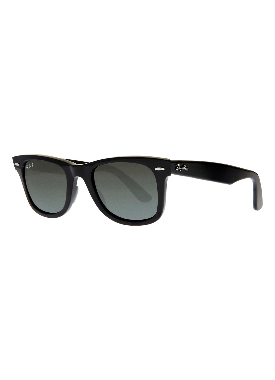 Ray-Ban Zonnebril Wayfarer gepolariseerd RB2140 - voorkant 5 zwart