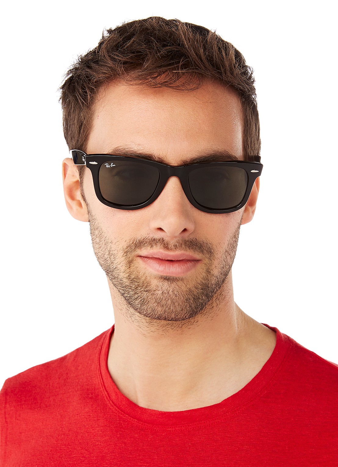 Ray-Ban Zonnebril Wayfarer RB2140 - detail 5 zwart