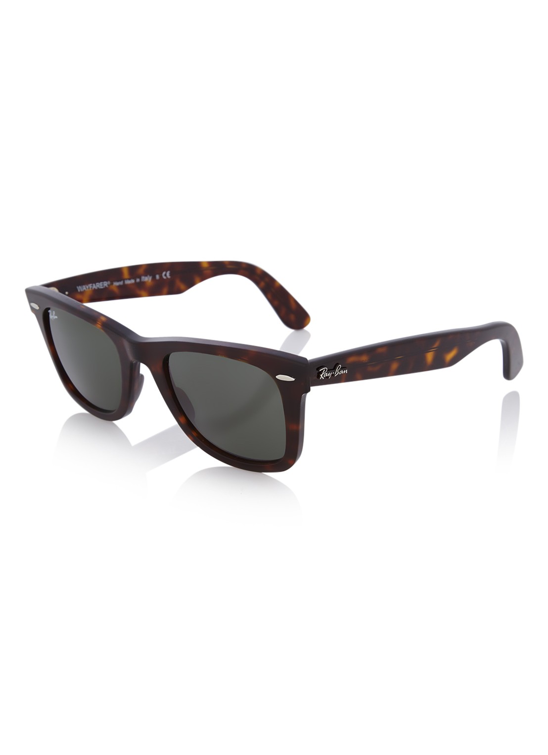 Ray-Ban Zonnebril Wayfarer RB2140 - voorkant donkerbruin