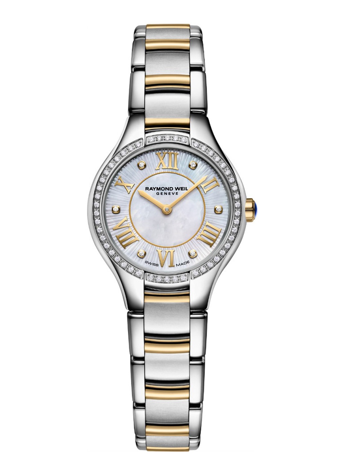 Raymond Weil Noemia horloge 5124 -S2P-00966 - voorkant zilver