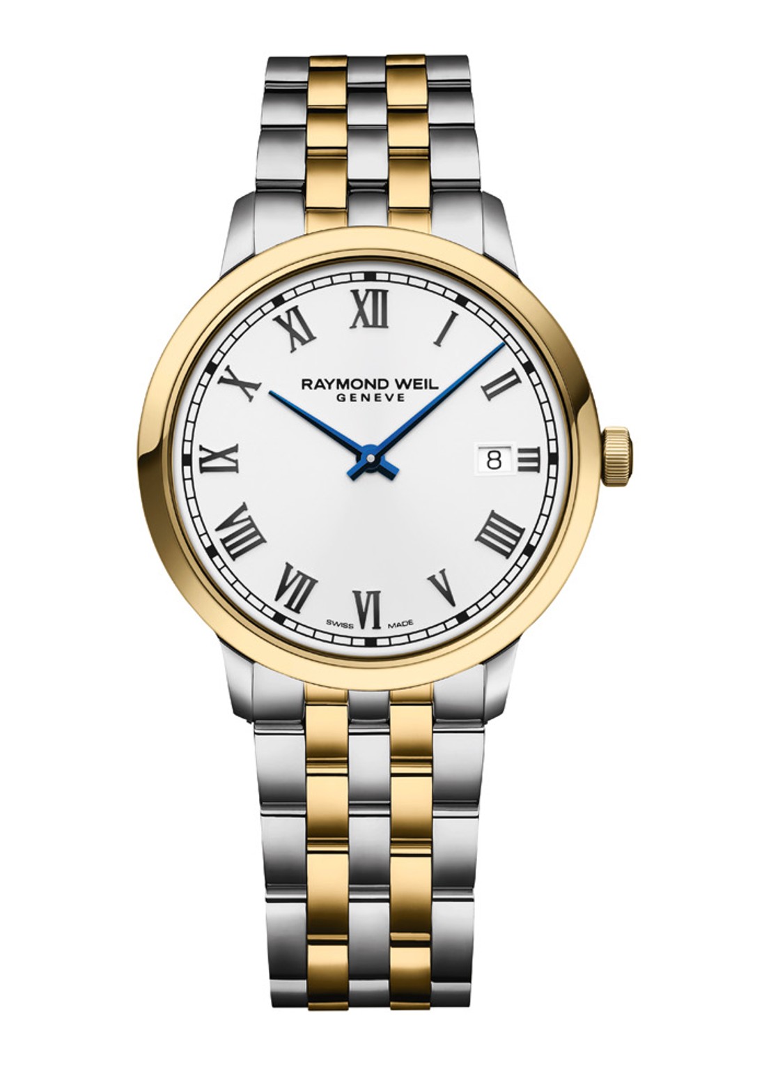 Raymond Weil Toccata horloge 5485 -STP-00359 - voorkant goud