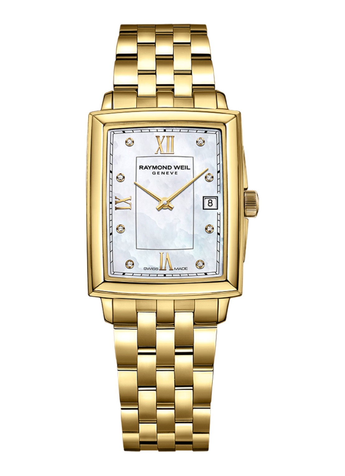 Raymond Weil Toccata horloge 5925-P-00995 - voorkant geelgoud