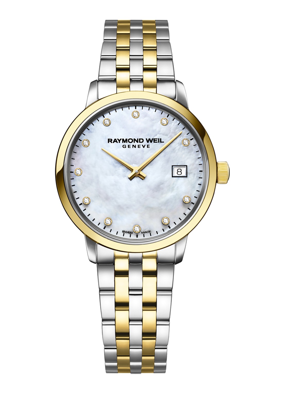 Raymond Weil Toccata horloge 5985 -STP-97081 - voorkant goud