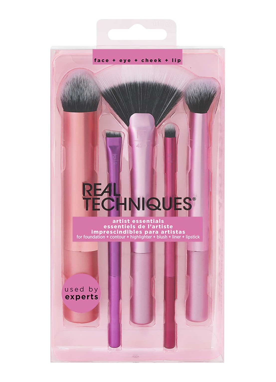 Real Techniques Artist Essentials Set - make-upkwast set - voorkant 4 undefined