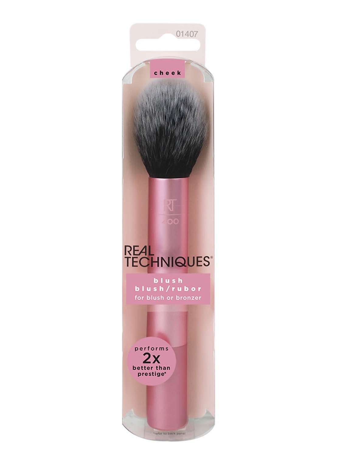 Real Techniques Blush Brush - make-up kwast - voorkant 3 roze