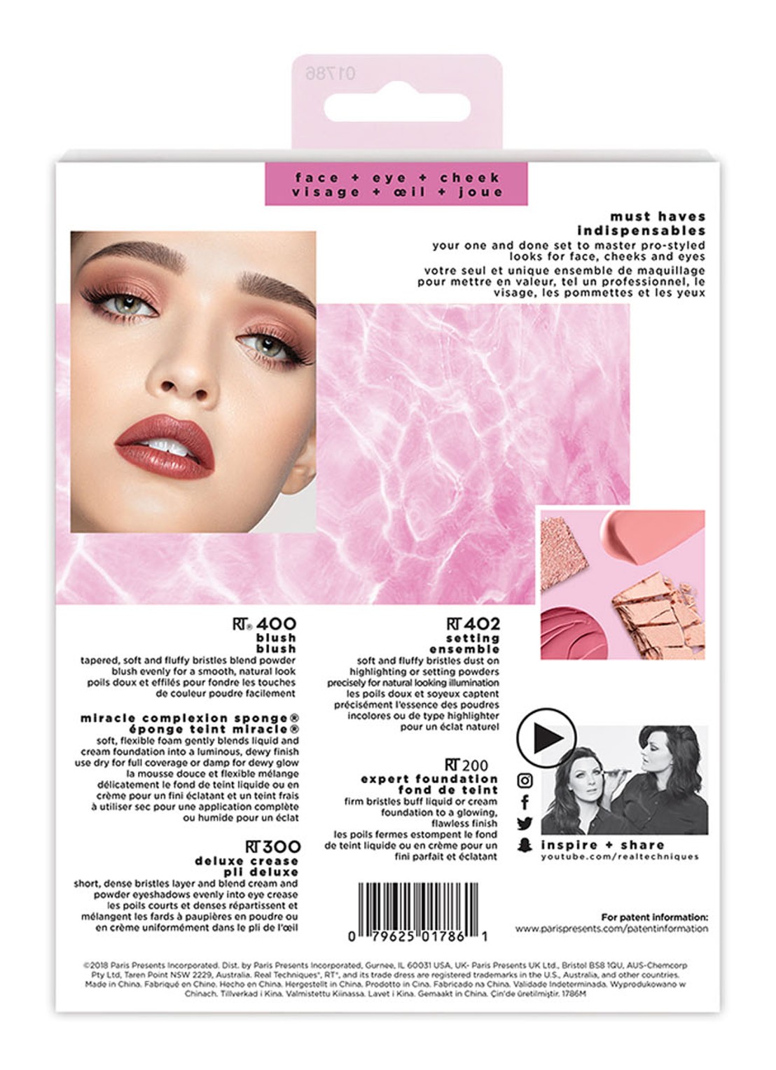 Real Techniques Everyday Essentials - make-upkwast set - detail 5 roze