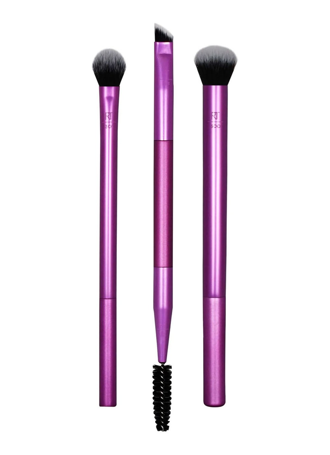 Real Techniques Eye Shade & Blend - make-up kwasten set - voorkant paars