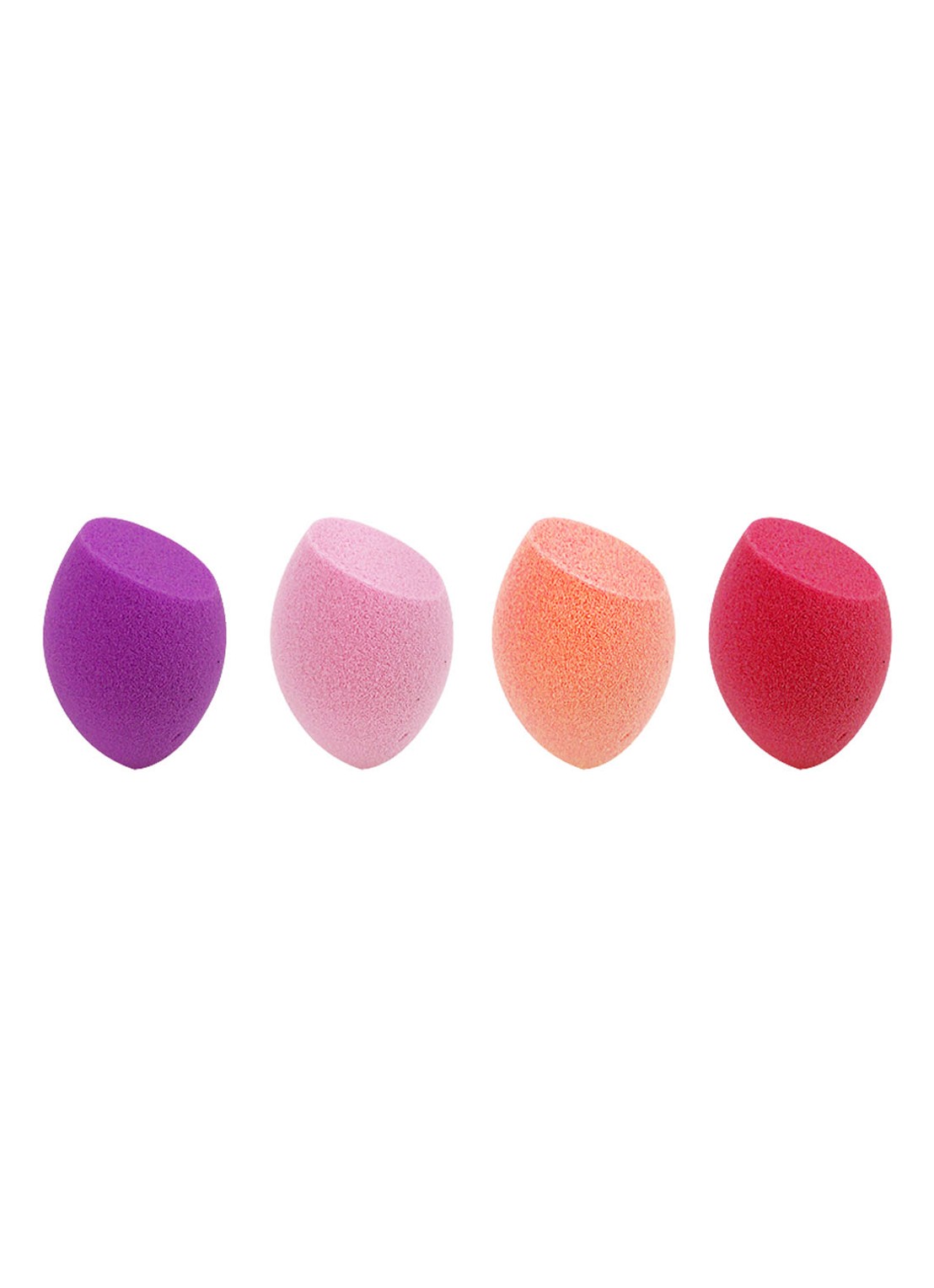 Real Techniques Mini Miracle Sponges - make-up spons set van 4 - voorkant 2 multicolor