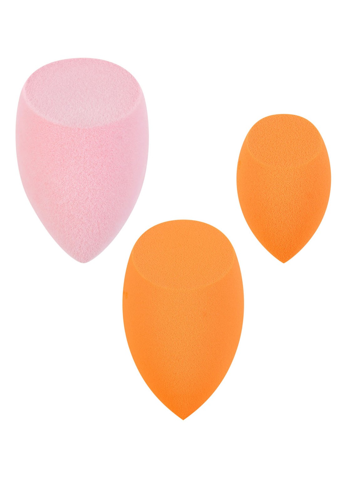 Real Techniques Ultimate Makeup Sponge Blending and Setting Trio - make-up spons set van 3  - voorkant undefined