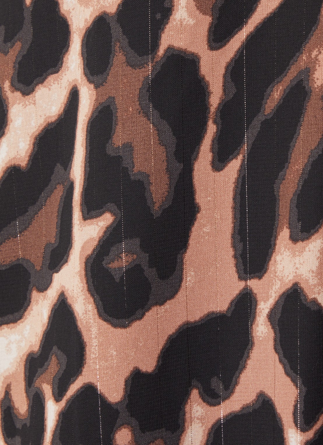 Refined Department Dolly mini jurk met volant en panterprint - detail 5 bruin
