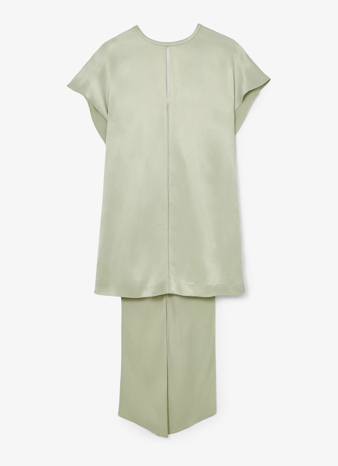 Reiss Alice mini jurk met gedrapeerd detail - voorkant 5 zilver