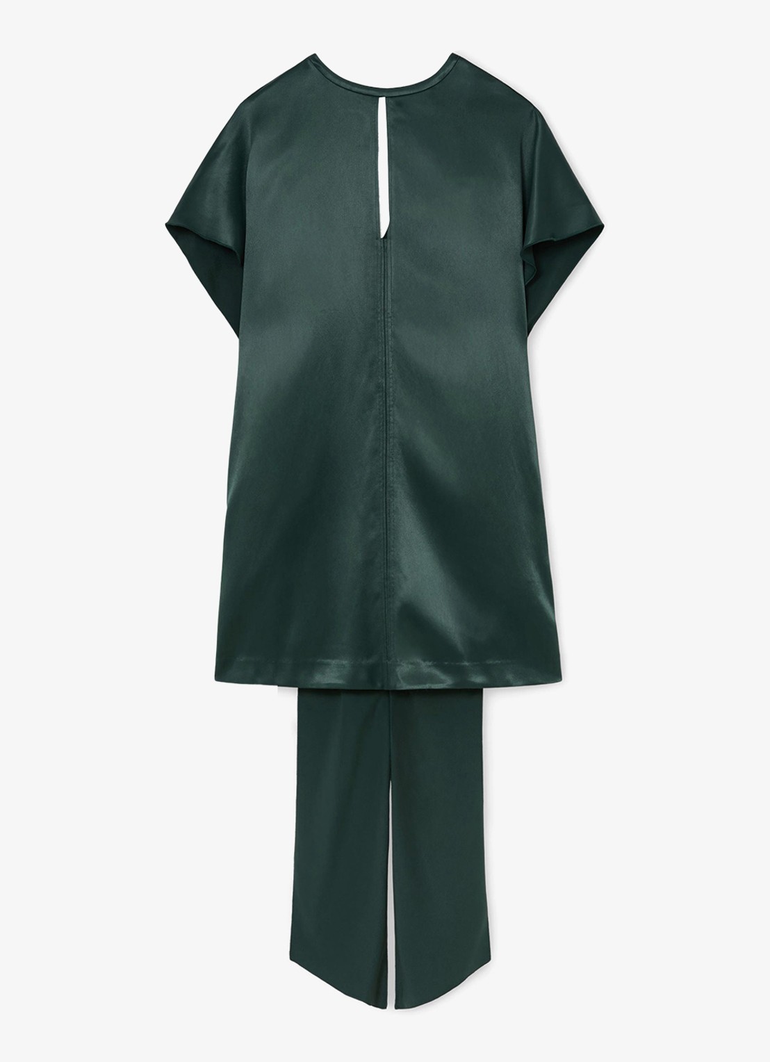 Reiss Alice mini jurk met gedrapeerd detail - voorkant 2 turquoise