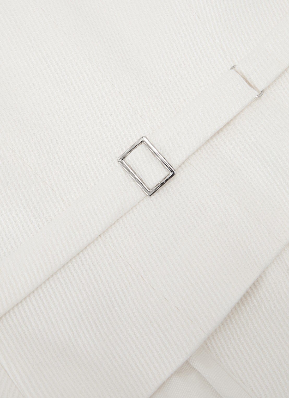 Reiss Alyx gilet in linnenblend met structuur - detail 6 wit