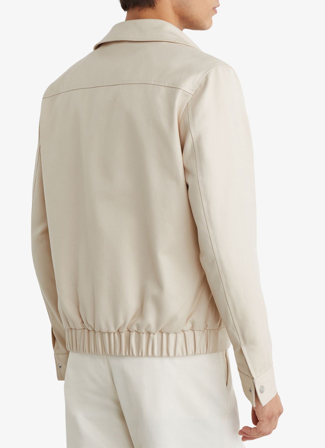 Reiss Americas bomberjack met klepzakken  - achterkant 3 stone / beige