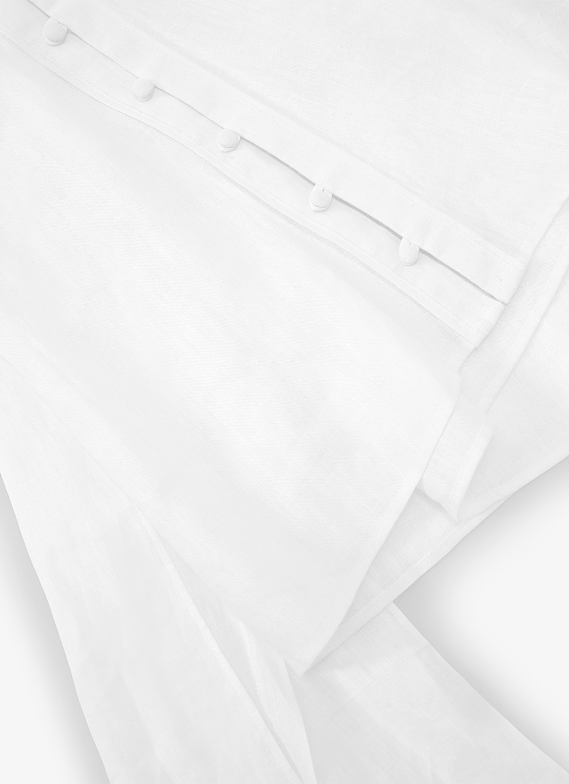 Reiss Andi top van linnen - detail 7 wit
